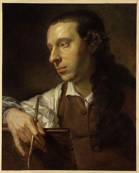Johann Zoffany Self portrait oil painting picture